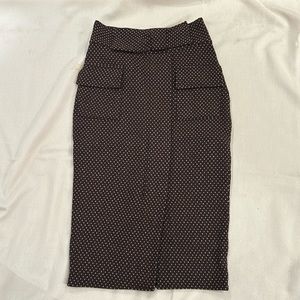 Vintage Diane Von Furstenberg pencil skirt . Mainly brown. Xs